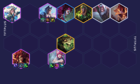 Đội hình Ahri Zyra AP Flex TFT mùa 18